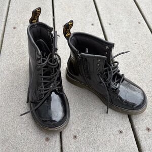Toddler / kids  unisex Rubber Boots Black size 10 Dr Martens